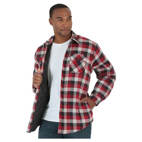 quilted flannel shirt