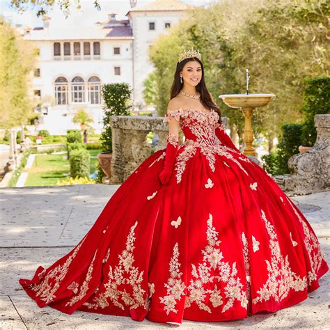 quinceañera dresses red