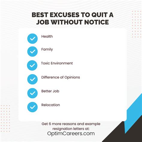 quitting a job without notice