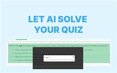 quiz answer ai extension