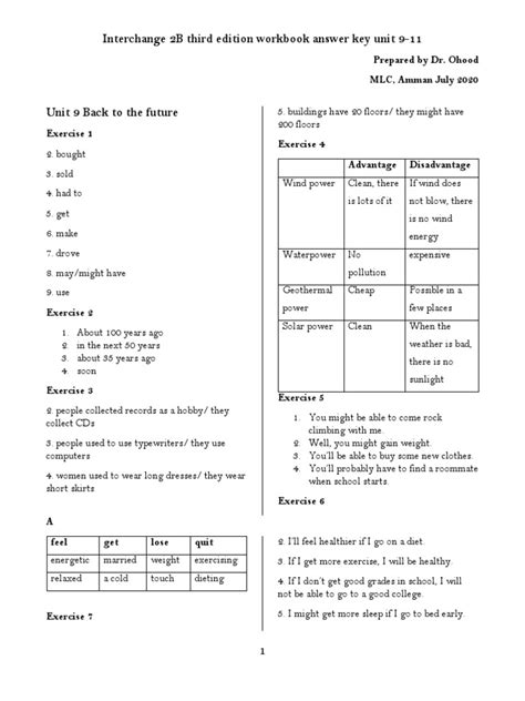 quiz answer key interchange 2 third edition Doc