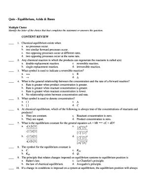 quiz equilibrium acids amp bases chapman university PDF