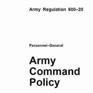 quotarmy command policyquot army regulation ar 600 20 Kindle Editon