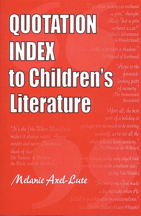 quotation index to childrens literature Reader