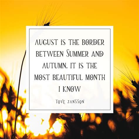 quotations about august