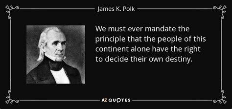 quote from james polk