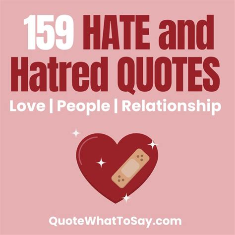 quotes about hatred and love