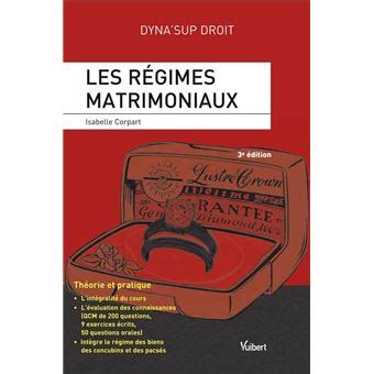 r gimes matrimoniaux 2015 2016 corpart isabelle Doc