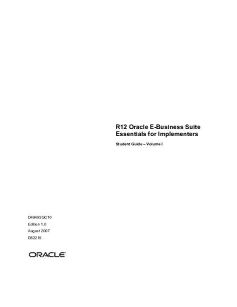 r12-oracle-e-business-suite-essentials-for-implementers-student-guide-volume-ii-d49493gc10-edition Ebook PDF