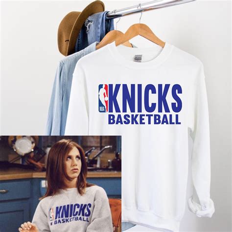 rachel green knicks basketball sweatshirt