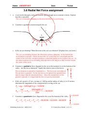 radial net forces and circular motion answers Reader