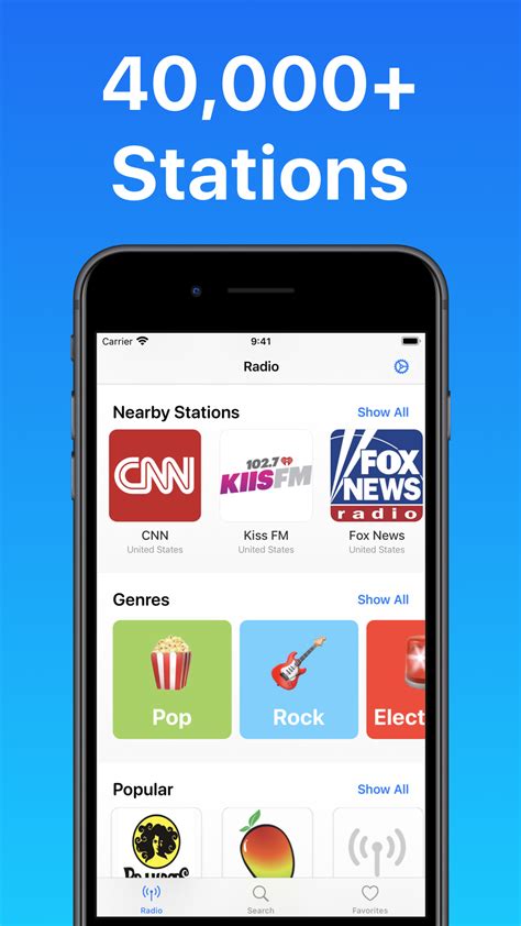 radio application for iphone