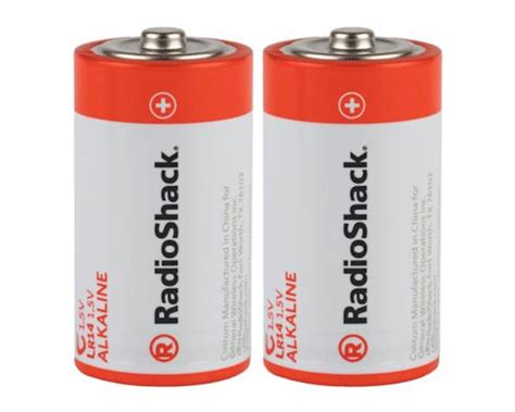 radio shack batteries