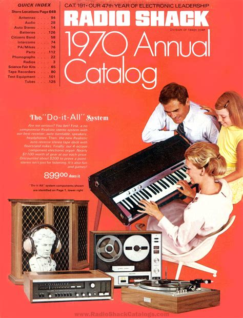 Radio Shack Catalog 1970