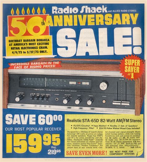 Radio Shack Catalog 1973
