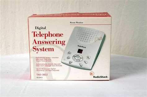 radio shack digital answering system tad 3822 Epub