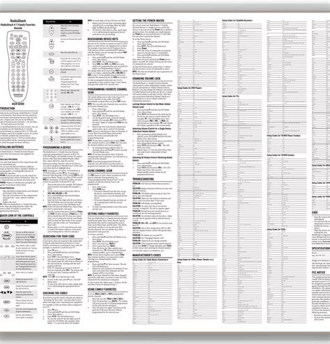 radio shack remote instructions Epub