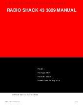 radio-shack-tad-3829-manual Ebook Ebook Doc
