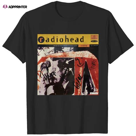 radiohead band tshirt