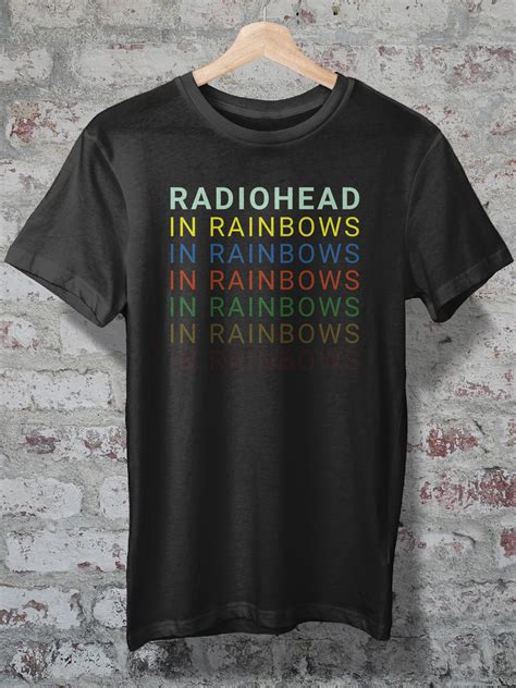 radiohead in rainbows tour shirt