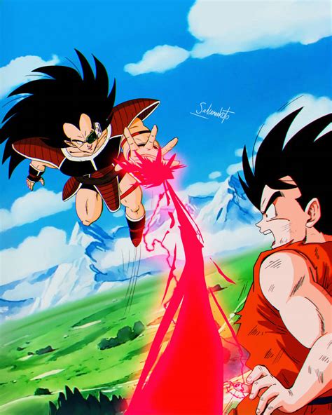 raditz vs goku