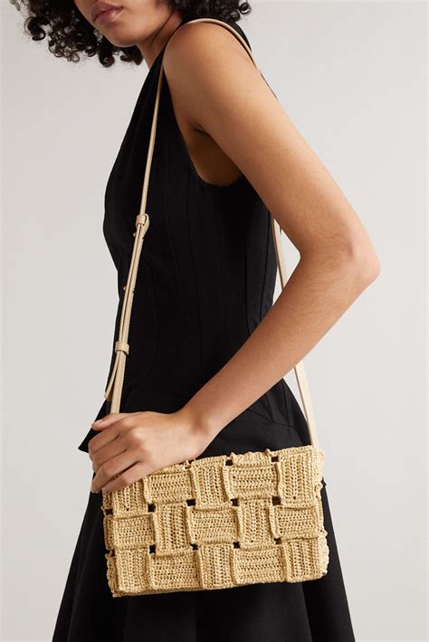 raffia shoulder bag