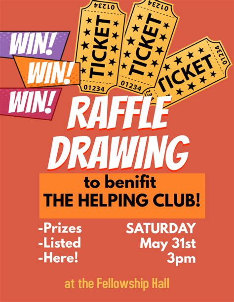 raffle drawing flyer template Doc