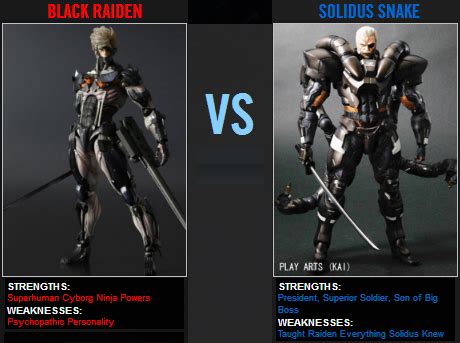 raiden vs snake