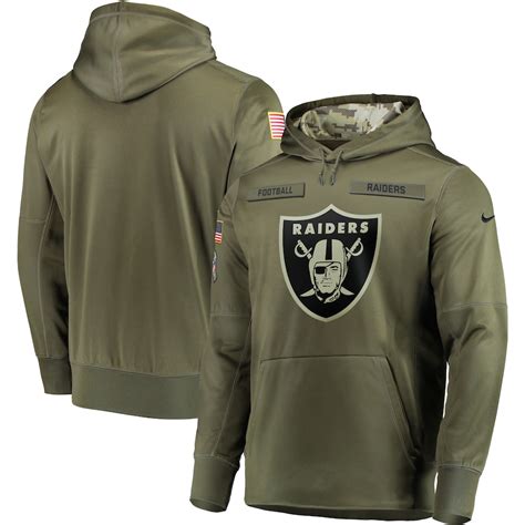 raiders salute to service sweatshirt