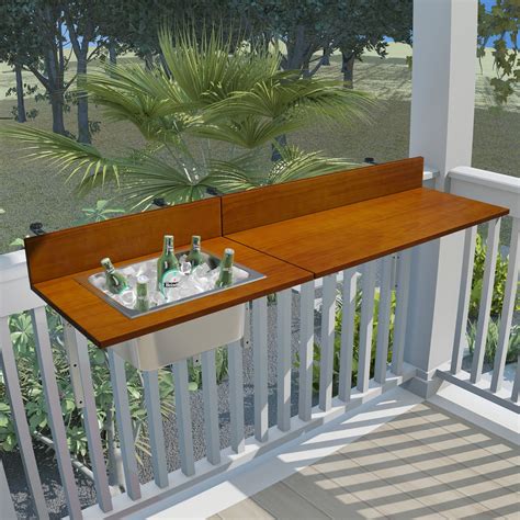 railing table balcony