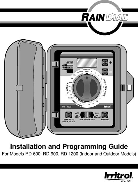 rain dial installation programming guide pdf Kindle Editon