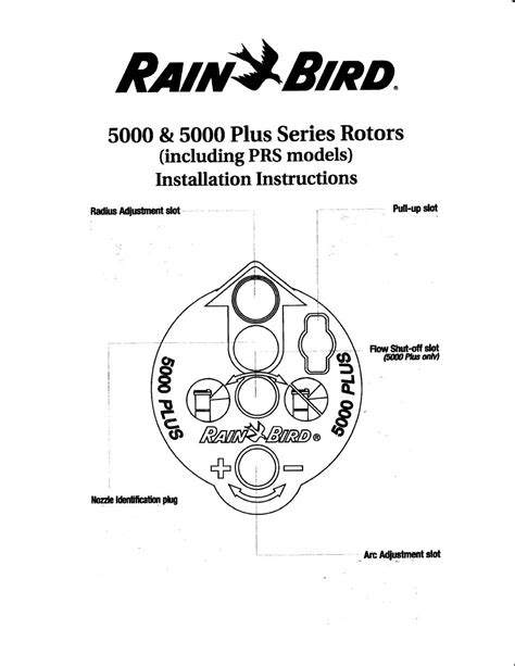 rainbird 5000 instruction manual Epub