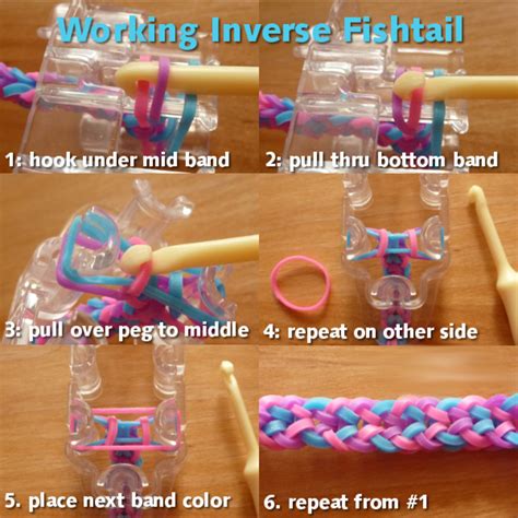 rainbow loom instructions fishtail Kindle Editon