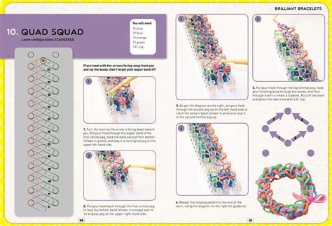 rainbow loom instructions starburst PDF