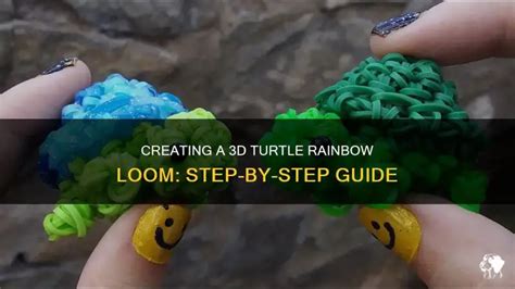 rainbow loom layout guide turtle made by mommy Doc