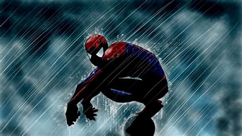 raining spider man