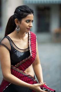 rakul preeth singh in black half saree Epub