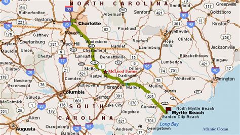 raleigh north carolina to myrtle beach south carolina