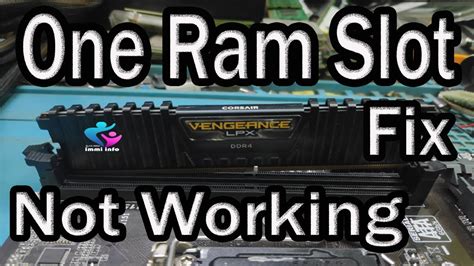 ram slot not working