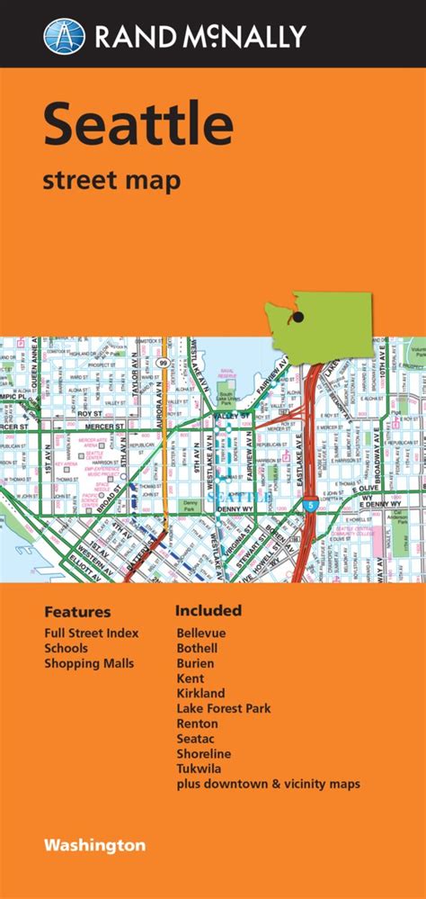 rand mcnally seattle or city map city maps usa Doc