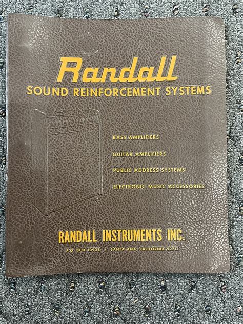 randell 44274sa owners manual Doc