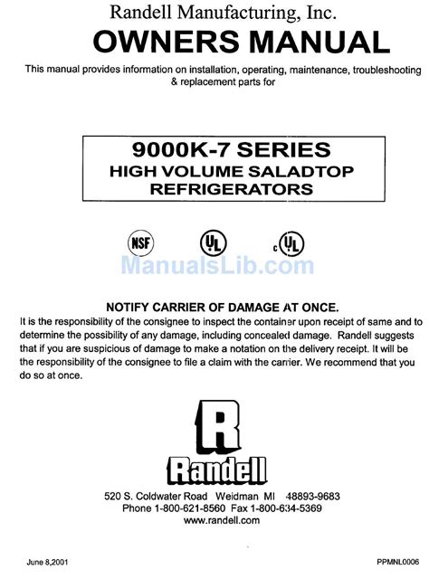 randell hy 5gf owners manual Kindle Editon