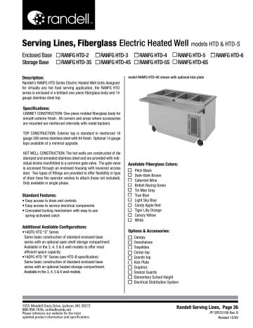 randell ranfg htd 4 owners manual PDF