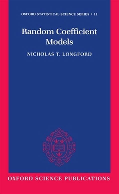 random coefficient models oxford statistical science series Reader