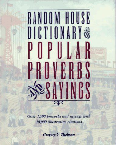 random house dictionary of popular proverbs and sayings Reader