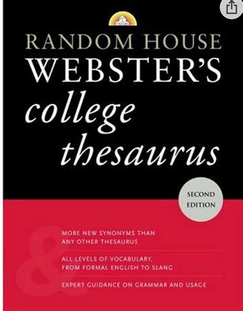 random house websters college thesaurus Kindle Editon