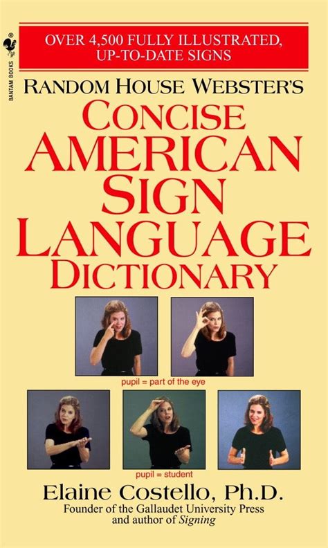 random house websters concise american sign language dictionary PDF