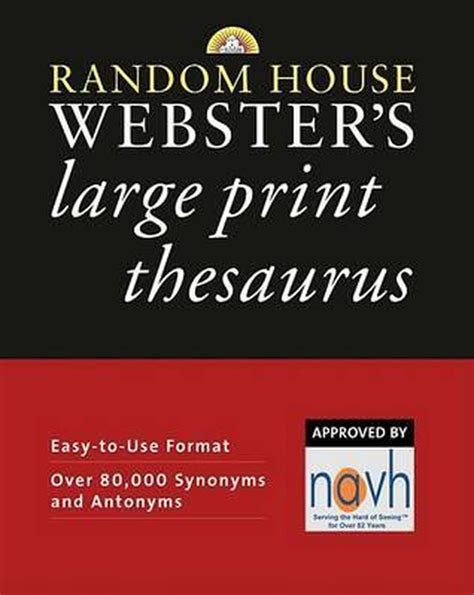 random house websters large print thesaurus Doc