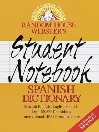 random house websters student notebook spanish dictionary PDF