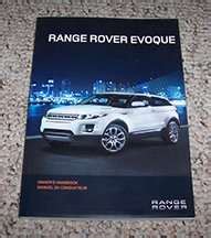 range rover evoque manual book guide PDF